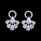 Delicate Special Rhinestone Stud Drop Earrings For Women And Girls